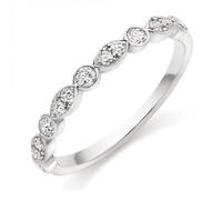 The Harmony Collection Harmony Collection 0.35ct Round Brilliant 2.5mm Half Eternity - Platinum 950 / VS / DE - Round Brilliant / 0.35ct