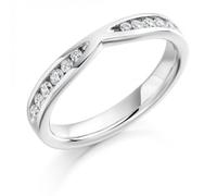 The Harmony Collection Harmony Collection 0.37ct Round Brilliant 3.2mm Half Eternity - 9ct Yellow Gold / VS / DE - Round Brilliant / 0.37ct