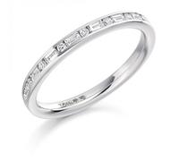 The Harmony Collection Harmony Collection 0.3ct Baguette Cut 2.3mm Half Eternity Ring - - 9ct Yellow Gold / VS / DE - Baguette Cut / 0.3ct