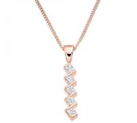 The Harmony Collection Harmony Collection Bar Set Princess Cut Diamond Pendant 0.50ct - - 9ct Yellow Gold / Si / GH - Princess Cut / Bar Set / 0.50ct