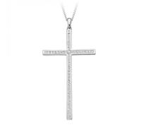The Harmony Collection Harmony Collection Channel Set Diamond Pendant Cross 0.70ct - - 9ct Rose Gold / VS / DE - Princess Cut / 0.70ct