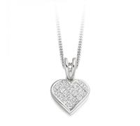 The Harmony Collection Harmony Collection Princess Cut Diamond Heart Pendant 1.10ct - - Platinum 950 / VS / FG - Princess Cut / 1.10ct