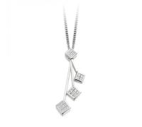 The Harmony Collection Harmony Collection Princess Cut Diamond Pendant 0.55ct - - 9ct Yellow Gold / VS / DE - Princess Cut / 0.55ct