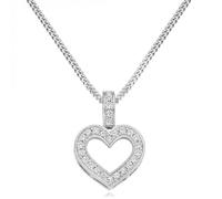 The Harmony Collection Harmony Collection Round Brilliant Heart Diamond Pendant 0.30ct - 9ct Rose Gold / VS / DE - Round Brilliant / Grain Set / 0.30ct