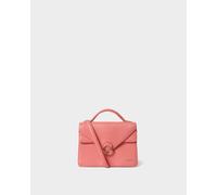 The Harper Mini Leather Grab Bag OSPREY LONDON Peach One Size
