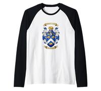 The Harris Family Coat of Arms Raglan Baseball Tee