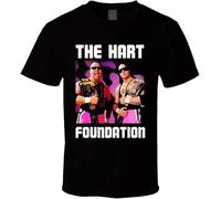 The Hart Foundation Bret Hart Jim The T Shirt Black Men's