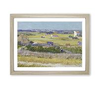 The Harvest By Vincent Van Gogh Classic Painting Framed Print | A3 Oak Framed Wall Art | Ready to Hang | Classic Historical Picture | Living Room Bedroom Lounge Office