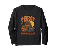 The Harvest is Cursed - Creepy Pumpkin Head Horror Long Sleeve T-Shirt