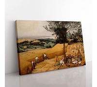 The Harvesters by Pieter Bruegel The Elder Canvas Wall Art Print 30x20 Inch