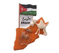 The Hashemite Kingdom of Jordan Fridge Magnet 3D Resin Handmade Craft Tourist Travel City Souvenir Collection Letter Refrigerator Sticker