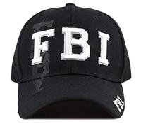 The Hat Depot Law Enforcement 3D Embroidered Hat., 4. FBI, One Size