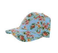 The Hat Ladies Floral Adjustable Baseball Cap Choice of Colours (Blue (1486)), One Size