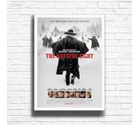 The Hateful Eight 2015, Quentin Tarantino Movie Print Cult Cinema Film Poster, A4 and A3 Size Frame Options Available, Home, Pub, Café, Bar Decoration Wall Art Print (A3 Framed (White))