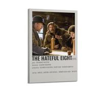 The Hateful Eight Posters Wall Art Canvas Aesthetic Vintage Poster Decorative Painting Living Room Bed Room Decor 12x18inch(30x45cm) Frame-style