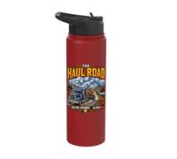 The Haul Road Dalton Highway Alaska Stainless Steel Insulated Water Bottle