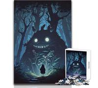 The Haunted Forest Teenager Jigsaw Puzzles 1000 Pieces Educational Observation Skill Game Perfect Meaningful Festive Gift Size 50x75cm