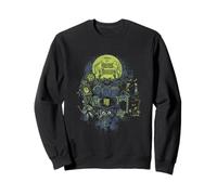 The Haunted Mansion Halloween Haunted Montage Retro Poster Sweatshirt