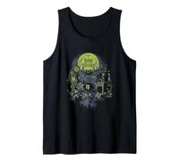 The Haunted Mansion Halloween Haunted Montage Retro Poster Tank Top