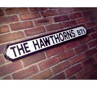 The Hawthorns Vintage Street Sign Football West Bromwich Albion Road Sign Brom