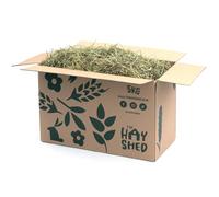 The Hay Shed Rye Grass Hay for Small Pets - Long Stem Feeding Grass Barn Dried, Dust Free, High Fibre, Natural Green Stem Feeding Hay for Rabbits, Guinea Pigs, Chinchillas - 5kg