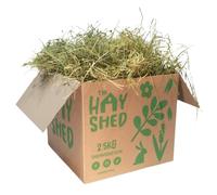 The Hay Shed Rye & Timothy Hay for Small Pets - High Fibre Long Stem Feeding Grass Blend, Barn Dried, Dust Free - Natural Edible Foraging Food for Rabbits, Guinea Pigs, Chinchillas, Degus & More