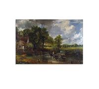 The Hay Wain by John Constable Picture Print Canvas Poster Wall Paint Art Posters Decor Modern Home Artworks 08x12inch(20x30cm)
