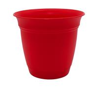 The HC Companies ECA12000F681016LRCNN Eclipse Round Plastic Planter, Red