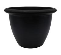 The HC Companies Planter, Black, 16"