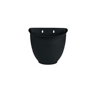 The HC Companies Planter, Black, 8 Inches
