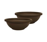 The HC Companies Planter, Chocolate, 24" (Pack of 2)