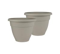 The HC Companies Planters, Cottage Stone, 12"