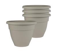 The HC Companies planters, Cottage Stone, 8 Inches