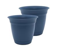 The HC Companies planters, Slate Blue, 20" (Pack of 2)
