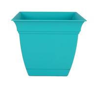 The HC Companies planters, Teal, 10"