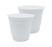 The HC Companies planters, White, 12"