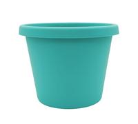 The HC Companies Plastic Planter, Dusty Teal, 10"