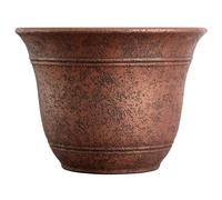 The HC Companies Plastic Planter, Rustic Redstone, 13"