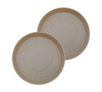 The HC Companies Plastic Planter Saucer, Sandstone, 14"