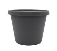 The HC Companies Plastic Planter, Warm Gray, 10"