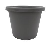 The HC Companies Plastic Planter, Warm Gray, 15.5"