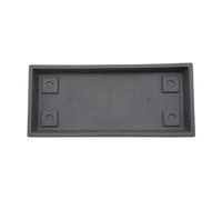 The HC Companies Rectangular Saucer, Warm Gray, 30"