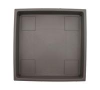 The HC Companies Square Saucer, Cappuccino, 11"