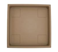 The HC Companies Square Saucer, Sandstone, 14"