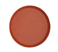 The HC Companies STZ20000E35C006LRDLJ Terrazzo Saucer, 20", Terra Cotta
