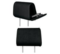 THE HEADREST SAFE Vulcan Cloth Headrest Safe - Passenger Seat + Companion Headrest - Headrest Set, Black