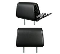 THE HEADREST SAFE Vulcan Leatherette Headrest Safe - Passenger Seat + Companion Headrest - Headrest Set, Black