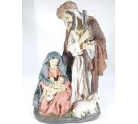 The Healing Corner Christmas Traditional Nativity Set Xmas Decoration Holy Family Xmas Nativity Scene 3 Figures Special Xmas Gift Christmas Ornament Multicolour