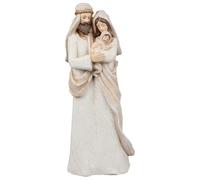 The Healing Corner Christmas Traditional Nativity Set Xmas Decoration Holy Family Xmas Nativity Scene 3 Figures Special Xmas Gift White Christmas Ornament