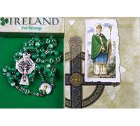 The Healing Corner St.Patrick's Day Rosary Beads Saint Patrick's Prayer Irish Blessings